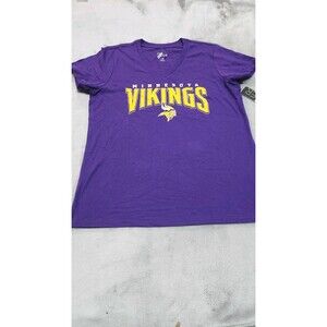 G-III 4 Her‎ Minnesota Vikings NFL Team Apparel Women's Graphic T-Shirt Large